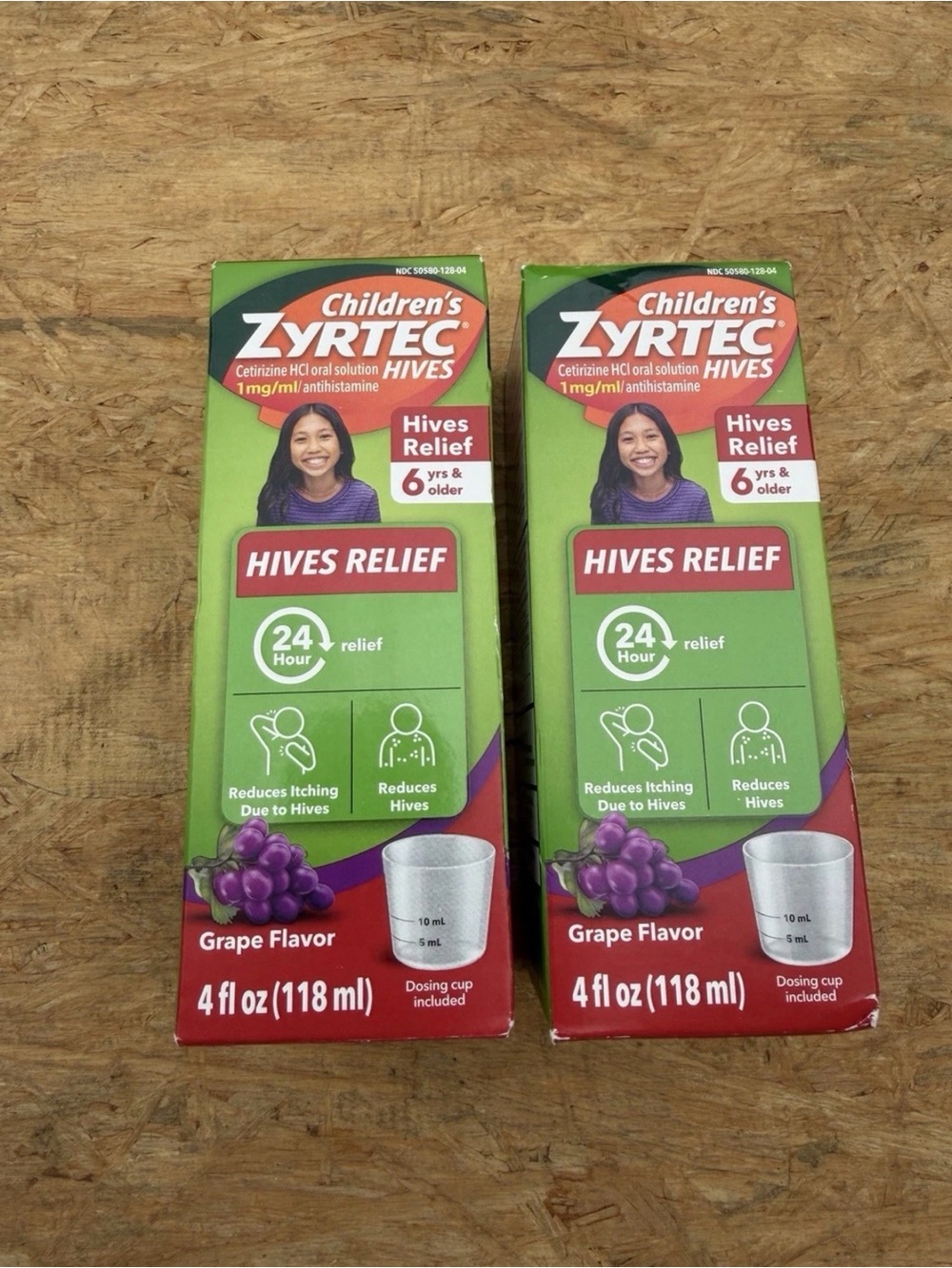 Lot Of 2 Children’s Zyrtec Grape Flavor Exp - 08/27